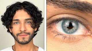 Most Natural Blue Contact Lenses | Addict Blue by Anesthesia