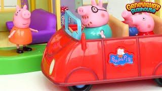 Best Peppa Pig Toy Learning Videos for Kids - New House and Babysitting Baby Alexander!