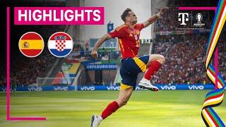 Spanien - Kroatien, Highlights | UEFA EURO 2024, Gruppenphase | MAGENTA TV