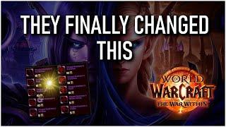 They finally changed this! (Start PVPing NOW) The War Within - World of Warcraft