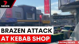 Shooting at Auburn kebab stall leaves three injured | 7NEWS
