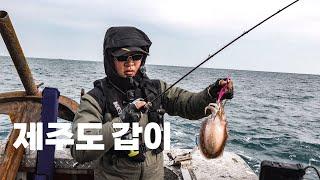 제주 심해 갑오징어 조금 물때 낚시 조행기
