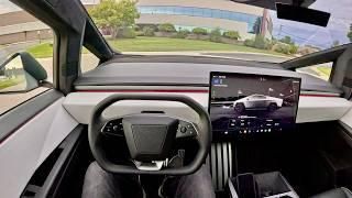 2024 Tesla Cybertruck - POV First Driving Impressions