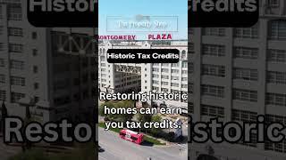 Historic Tax Credits  #shorts #realtor #realestate #propertyshop