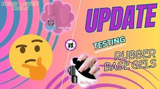 Luna Moon vs Born Pretty - Rubber Base Gel Update #rubberbasegel