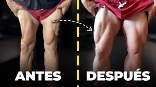 9 MEJORES EJERCICIOS para unas PIERNAS ENORMES y MARCADAS - ¿No te crecen las piernas? - ¡HAZ ESTO!