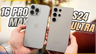 iPhone 16 Pro Max vs S24 ULTRA!!! Móvil del año 2024!!!