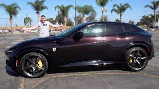 Ferrari Purosangue стоит $400,000 супер-паркетник с мощностью 715 ЛС!