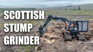 Bogmaster LGP Stump Auger in Scotland