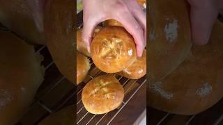 Homemade SLIDER Buns #food #bread #homemadebread #shorts