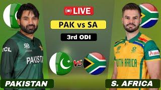 Pakistan vs South Africa Live - 3rd ODI | PAK vs SA Live | Scores & Commentary