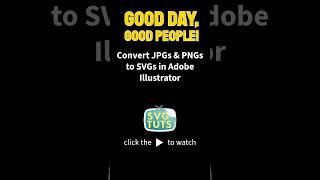 Convert JPGs & PNGs to SVGs in #Adobe #Illustrator #svg #cutfile #adobeillustrator