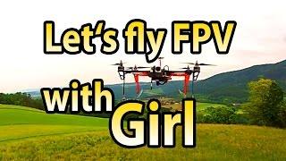 Let's fly FPV with Girlfriend (RCSchim Coop FPV, Sheep)