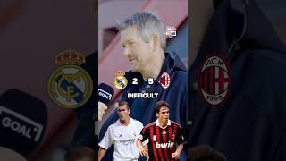 REAL MADRID v AC MILAN: CHAMPIONS LEAGUE LEGENDS BATTLE  #shorts #football #soccer