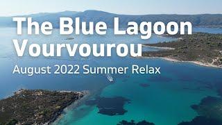 Flight over the Blue Lagoon Vourvourou by Relaxta