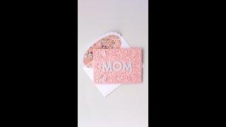 Floral Butterfly Mom Card Quick Assembly
