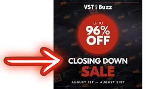 96% off VST BUZZ SALE Closing Down Sale up to 96% off – Ends Aug 31th + 20 Free Products