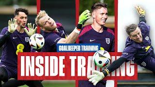 GK's ON FIRE! Ramsdale v Pickford v Trafford v Henderson GK Battle! | Inside Training | GK 