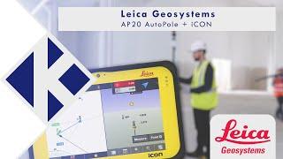 Leica Geosystems | AP20 AutoPole + iCON Kit