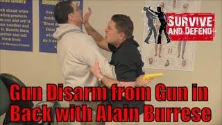 Gun Disarm from Gun in Back with Alain Burrese