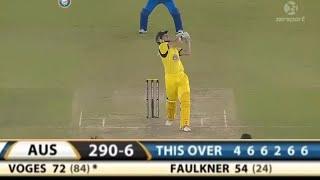 James Faulkner Scored 30 Runs Over VS Ishant Sharma