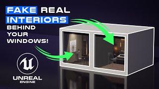 Fake Interiors Behind Your Windows In Unreal Engine 5 Using Interior Shader Mapping