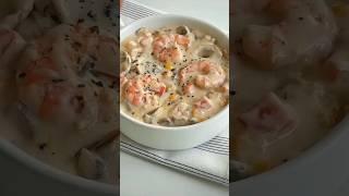 Seafood chowder recipes easy  #cooking #shorts #seafood