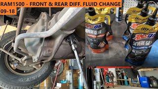 RAM 1500 - Front & Rear Differential Fluid Change