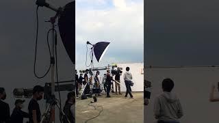 Camera rolling | Golden hours #shorts #shooting #bts #film #camera #camerasetup #lighting #indonesia