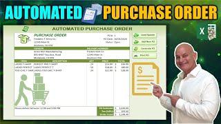 Learn How To Create This Automated Purchase Order Application In Excel While I Build It From Scratch