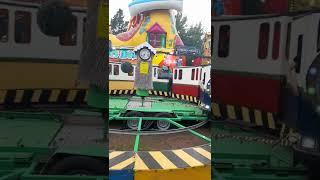 Bathgate fun fair Thomas the Tank Engine train ride off ride pov 2022