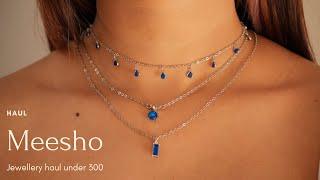 Viral *Meesho Jewellery Haul* Dainty & Aesthethic Jewellery Haul | Aishwarya Khajuria