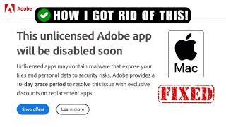 How to Fix Expired and Unlicensed Adobe Photoshop Error on MacBook 2024