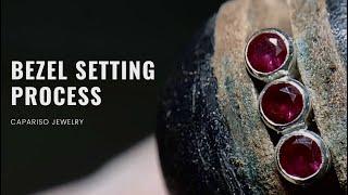 Bezel setting process | Stone setting tutorial