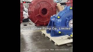 Tobee® THR8x6F iron mine centrifugal slurry pumps. #mininghighdensityslurrypump #ahslurrypump