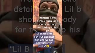 Trenches News details when "Lil b" shot somebody ....... #trenchesnews #lilb #raasonshaw #drill