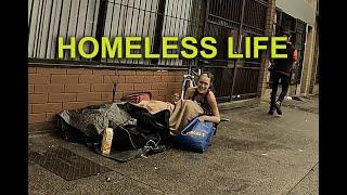 Homeless in Vancouver, Canada - Rainy Day -  June 10, 2023