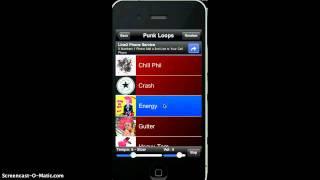 Punk Drum Loops for the iPhone Ipod Tutorial