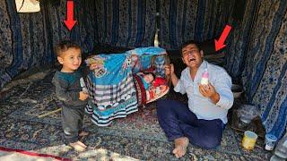 The pain and suffering of a father with his children after the death of his wife