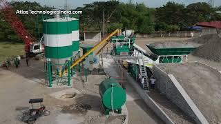 Mobile Concrete Batch Mix Plant for Construction Projects in Philippines