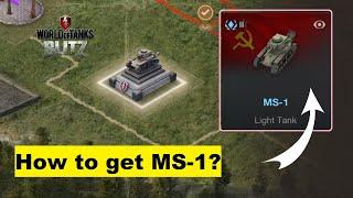 How to get a free MS-1 Tank? - WoT Blitz event: Blitz Fest!!!