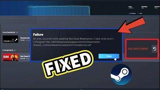 How to Fix Steam Disk Write Error | 2024 Trick