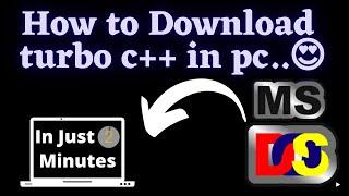 How to Download and Install Turbo C/C++ on Windows 10| IN Just 2 Minutes | #code_gyani