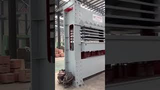 Mesin Leon 5 lapisan 500T film menghadapi uji mesin hot press / mesin hot press laminasi