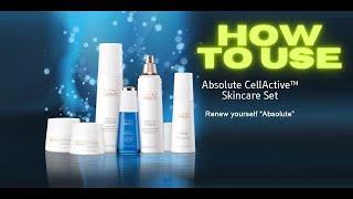 How To Use ATOMY Absolute CellActive Skincare Set - Step by Step