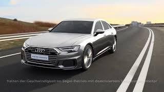 Audi A6 Adaptiver Fahrassistent Animation