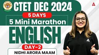 CTET DEC 2024 Classes | CTET English Marathon Class 2024 | English By Nidhi Arora Ma'am #1