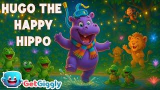 Hip-Hip-Hippo!  | Fun Dancing Hippo Song for Kids | GetGiggly Nursery Rhymes and Kids Songs