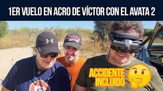 Primer vuelo en acro de Víctor con el DJI Avata 2. Accidente incluido