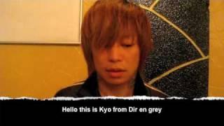 K! Tour 09: Dir en grey vocalist Kyo